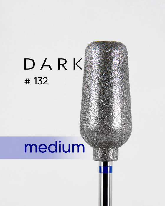 DIAMOND NAIL BIT  DARK №132 FOR PEDICURE 090