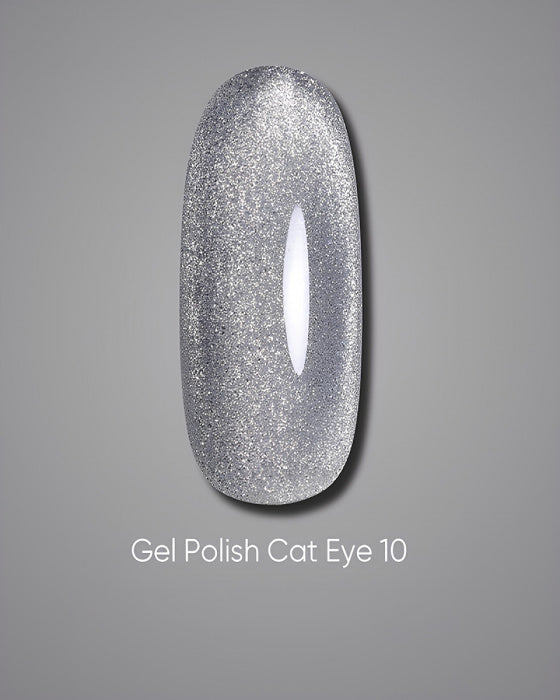 DARK GEL POLISH CAT EYE 10, 10 ML