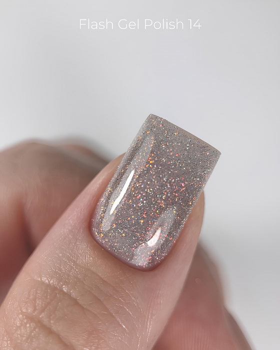 DARK GEL POLISH FLASH 14, 10 ML