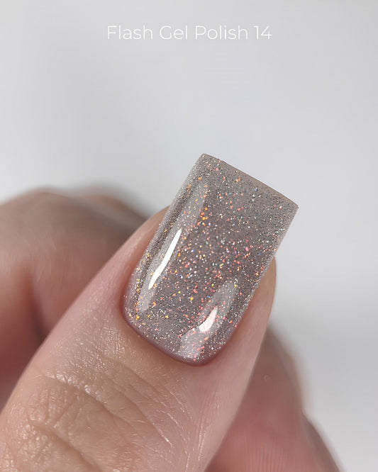 DARK GEL POLISH FLASH 14, 10 ML
