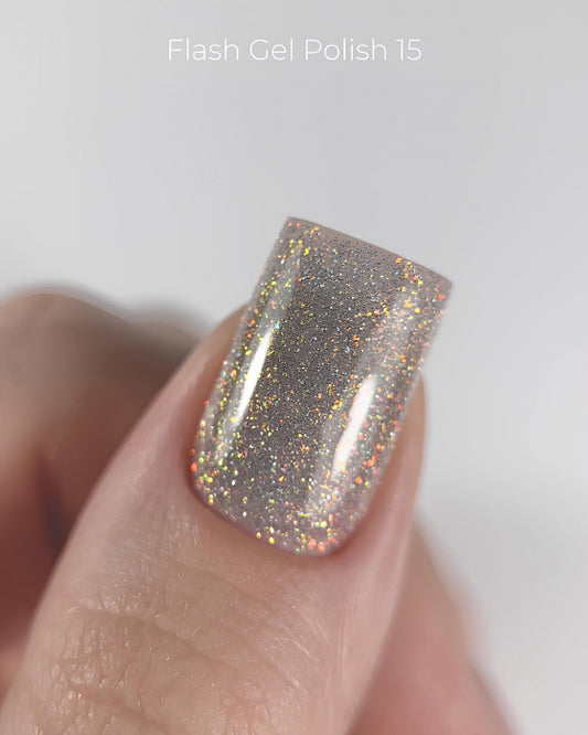 DARK GEL POLISH FLASH 15, 10 ML