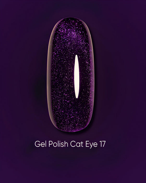 DARK GEL POLISH CAT EYE 17, 6 ML