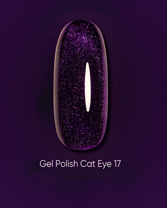 DARK GEL POLISH CAT EYE 17, 6 ML