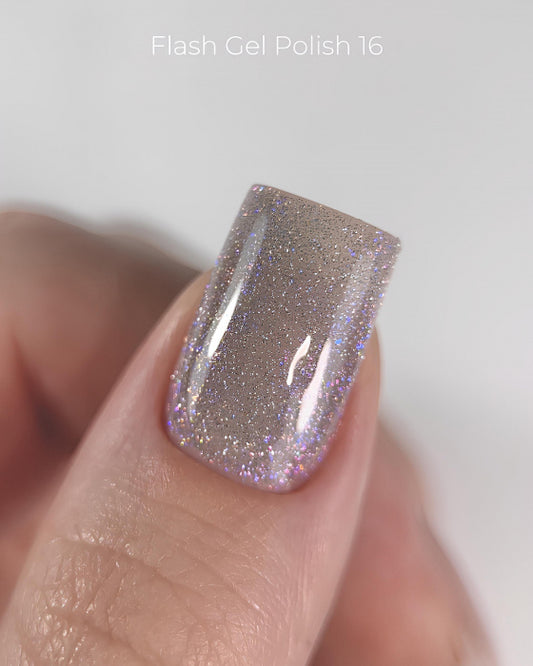 DARK GEL POLISH FLASH 16, 10 ML