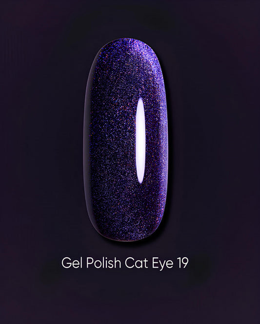 DARK GEL POLISH CAT EYE 19, 6 ML