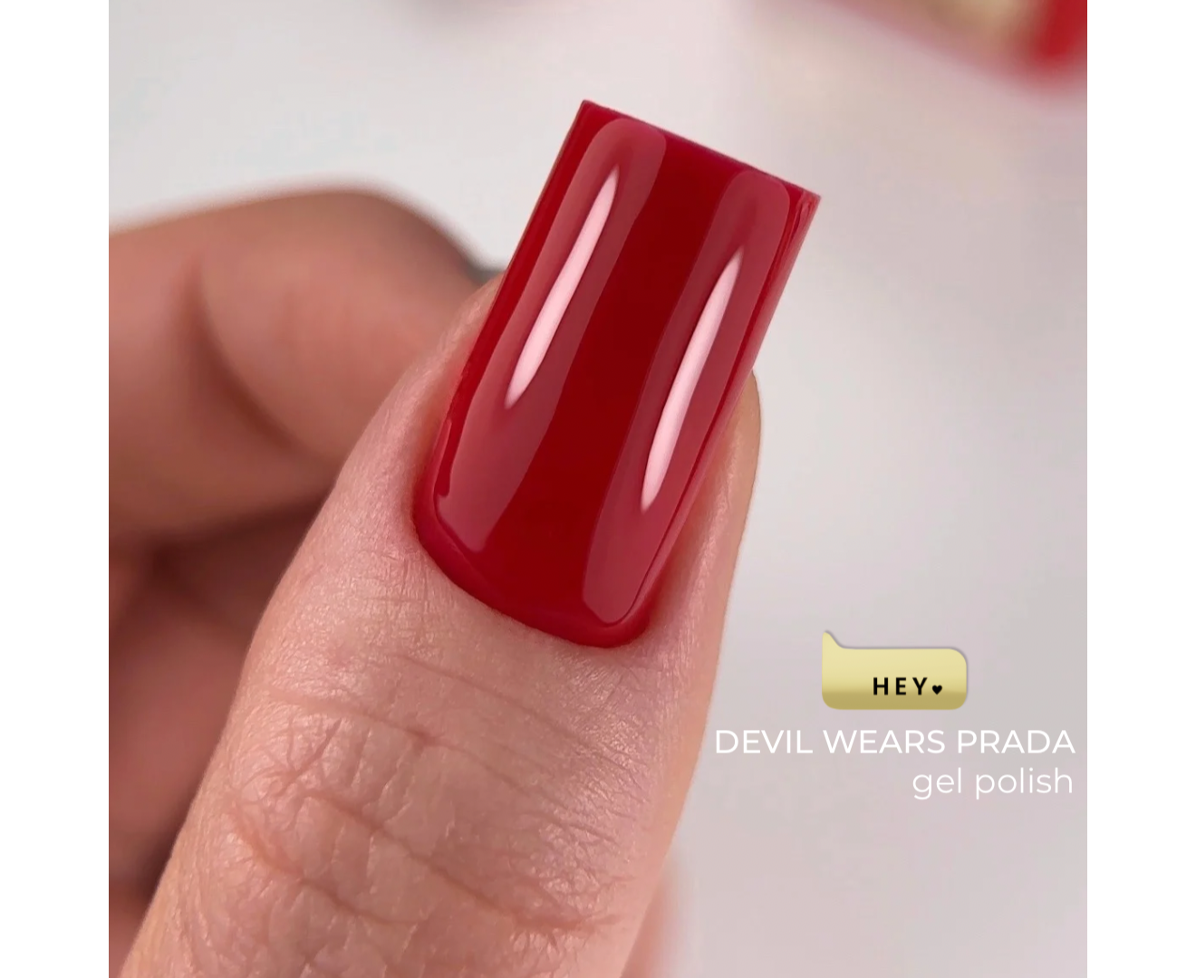 HEYLOVE. GEL POLISH, DEVIL WEARS PRADA