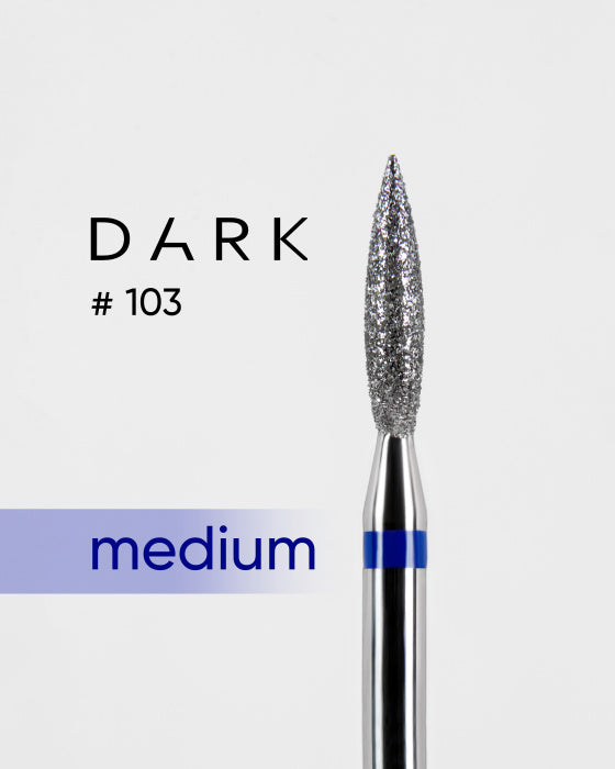 DIAMOND NAIL BIT DARK №103 BLUE FLAME 021
