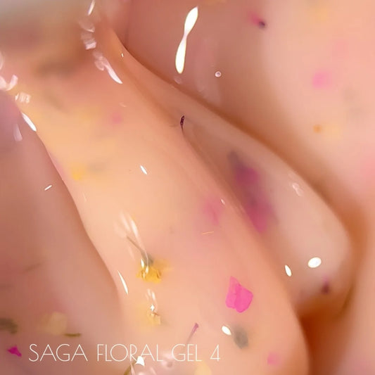 Saga Liquid Floral gel №04, 15 мл