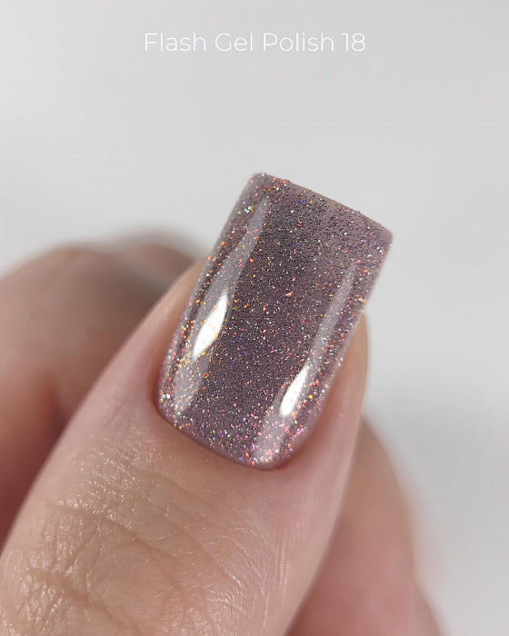 DARK GEL POLISH FLASH 18, 10 ML