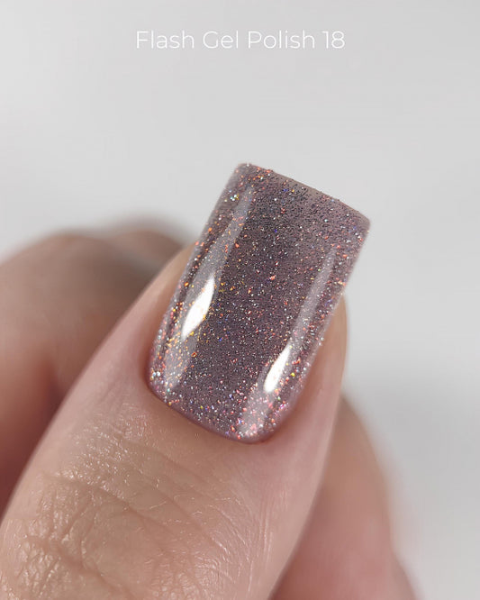 DARK GEL POLISH FLASH 18, 10 ML
