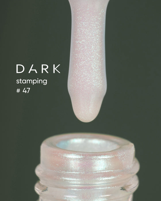 DARK STAMPING POLISH №47 GREEN CHAMELEON, 10 ML