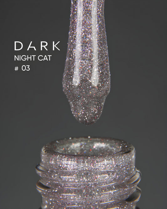 DARK GEL POLISH NIGHT CAT 03, 10 ML