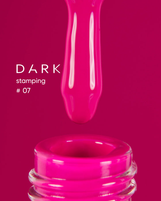 DARK STAMPING POLISH №07 RASPBERRY, 10 ML
