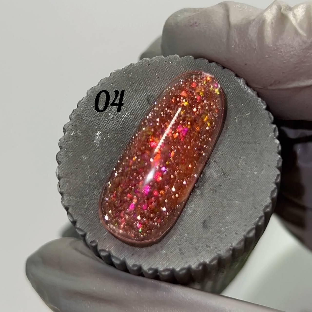 Danny №04  gel polish FIRE FLASH
