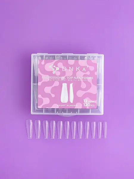 DNKa' Top Nail Forms Short Almond,120pcs
