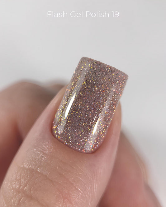 DARK GEL POLISH FLASH 19, 10 ML