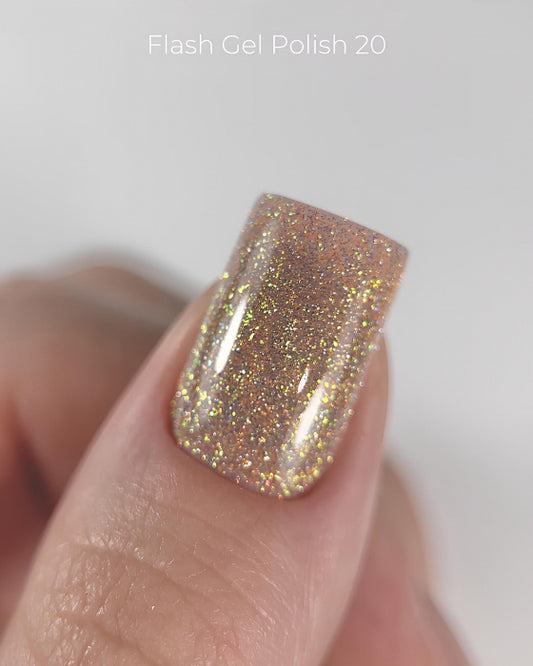 DARK GEL POLISH FLASH 20, 10 ML