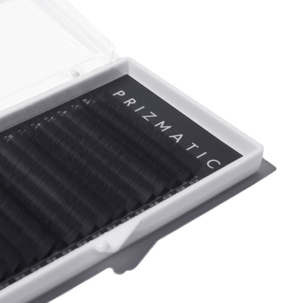 Black lashes for extensions SCULPTOR PRIZMATIC |D 0.10  7-13 mm