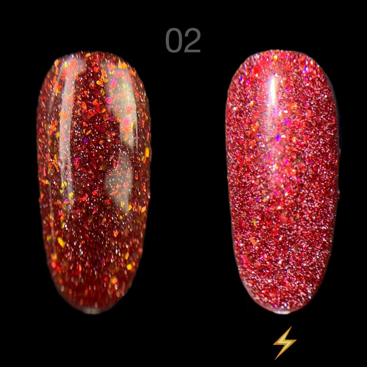 Gel Polish Danny №02  FIRE FLASH