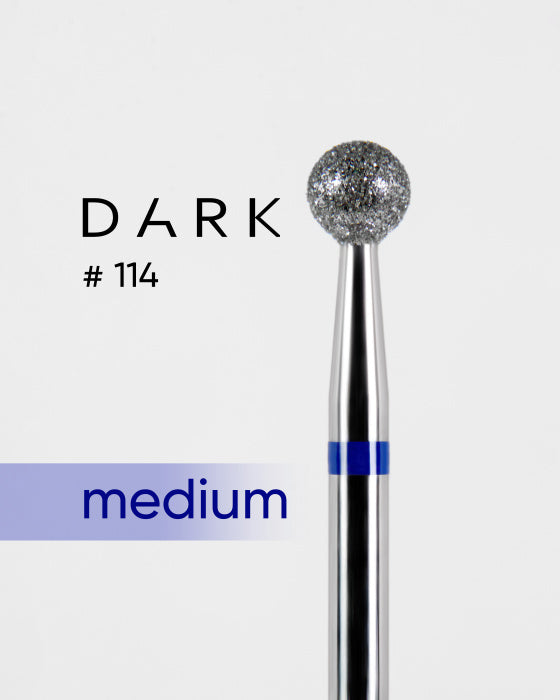 DIAMOND NAIL BIT  DARK №114 BLUE BALL 040