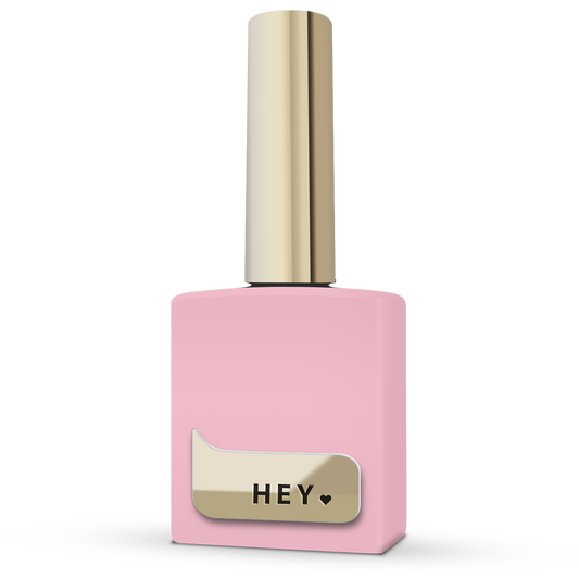 HEYLOVE. "Fairy Tale" Top coat, Pink, 15 ml, pink top coat without sticky layer