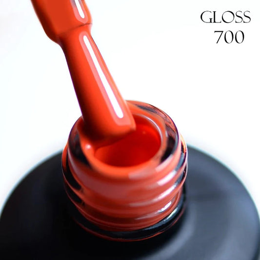 GLOSS Gel polish 700 (scarlet), 11 ml
