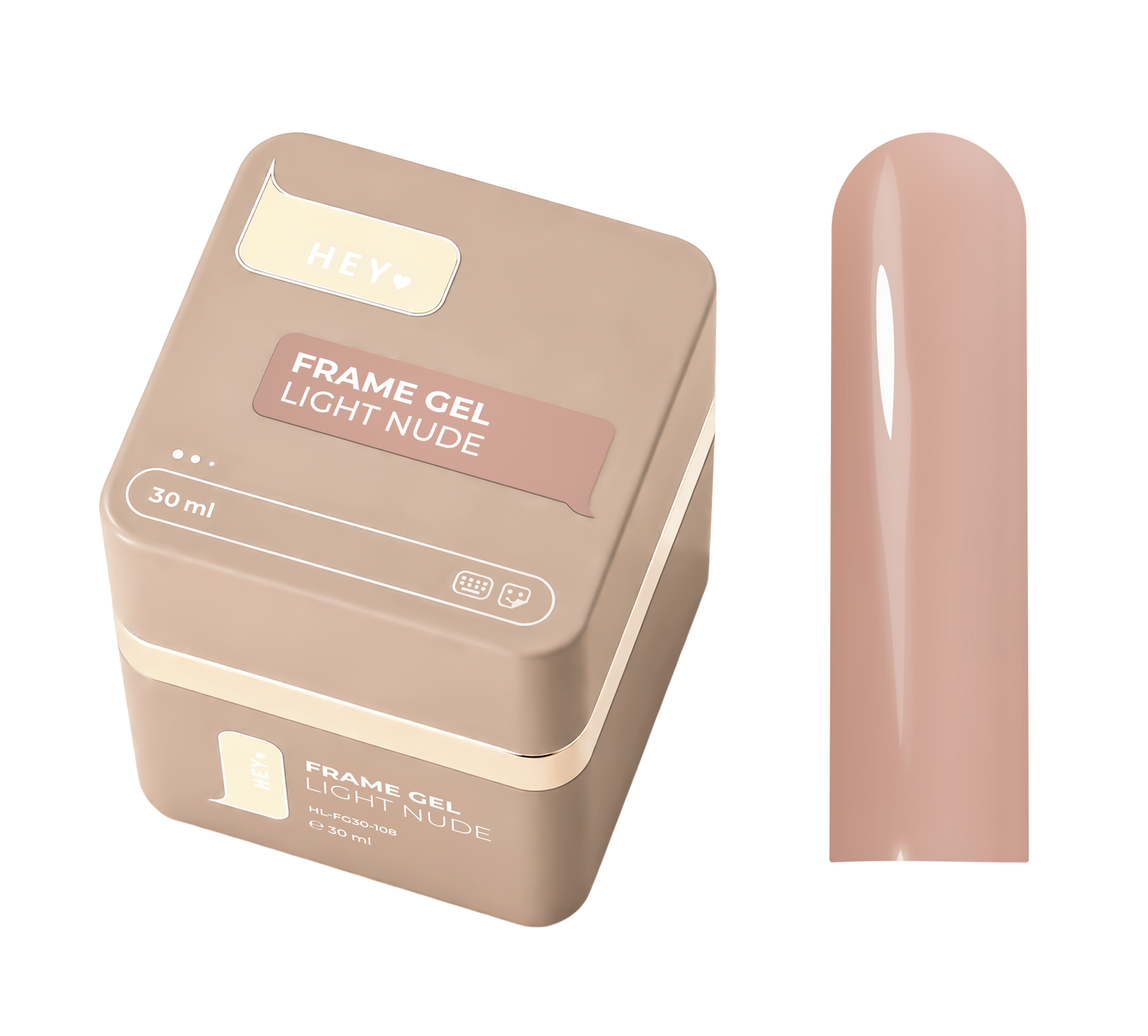 HEYLOVE. Frame builder Gel, LIGHT NUDE, 30 ml