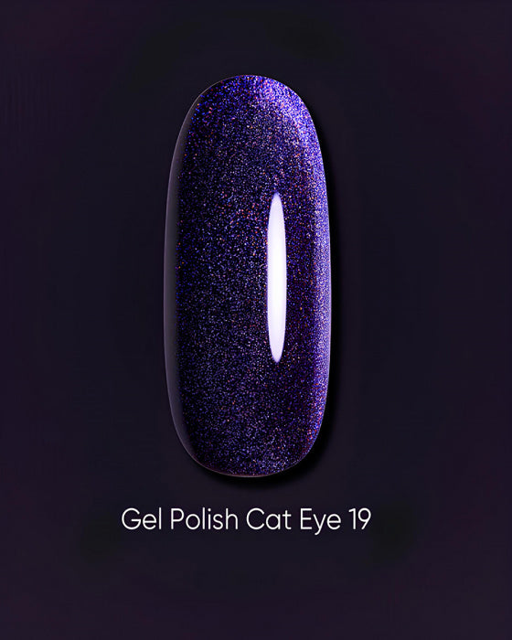 DARK GEL POLISH CAT EYE 19, 10 ML