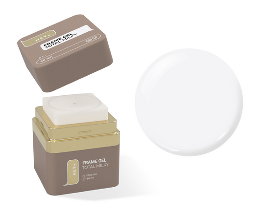 HEYLOVE. FRAME BUILDER GEL, TOTAL MILKY
