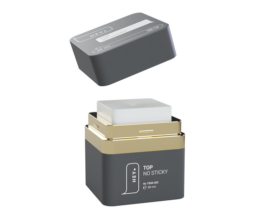 HEYLOVE. NO STICKY TOP COAT, 30 ML, GLOSSY TOP COAT WITHOUT STICKY BALL