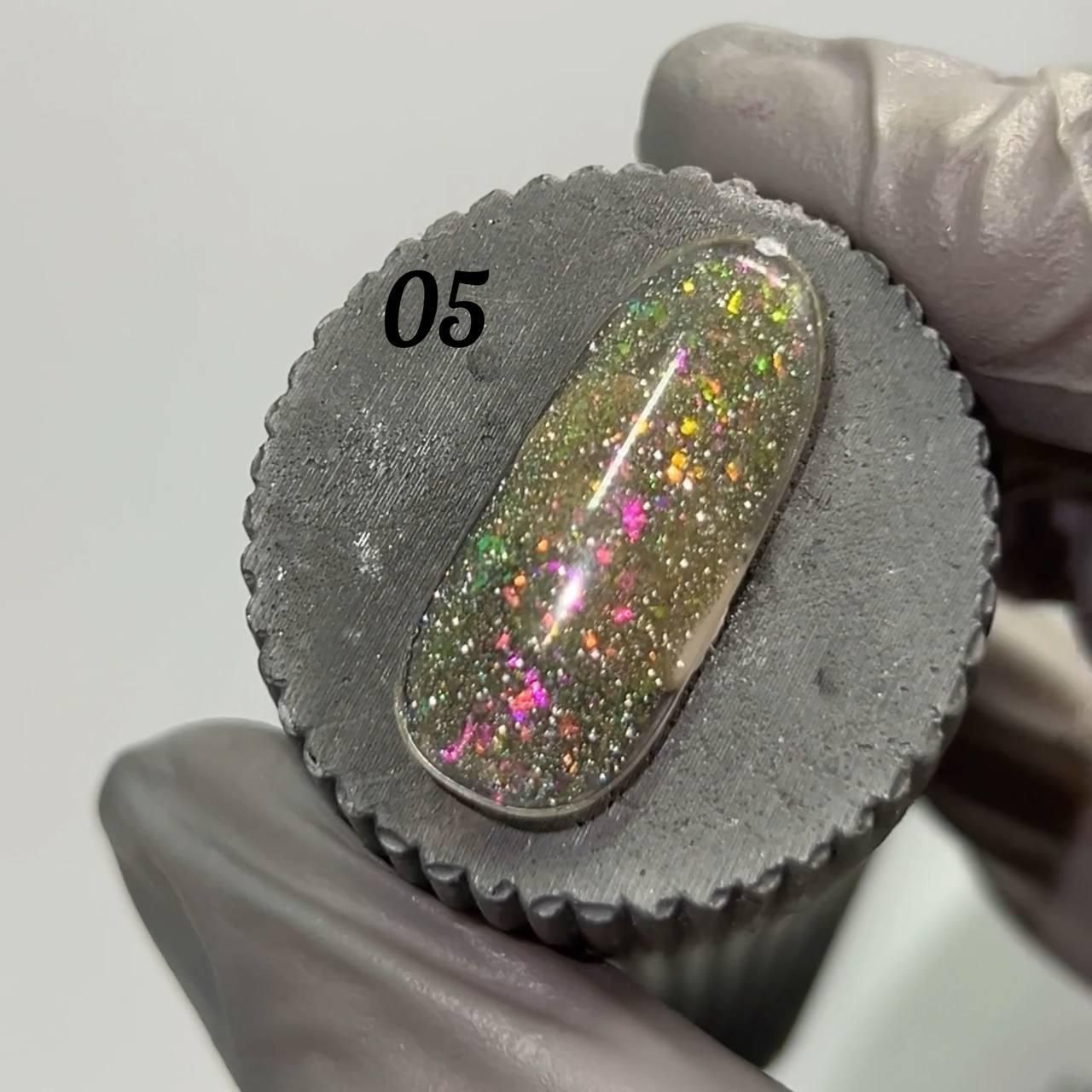 Danny №05  gel polish FIRE FLASH