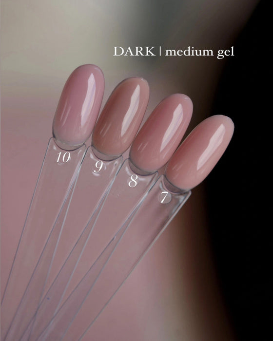 DARK MEDIUM GEL №10 (UPDATED COLOR), 15 ML (WITHOUT BRUSH)