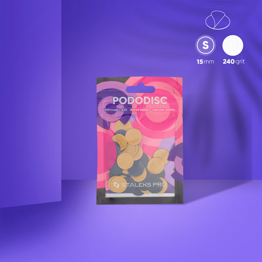 Refill pads for pedicure disc Staleks Pro S, 240 grit (50 pc)