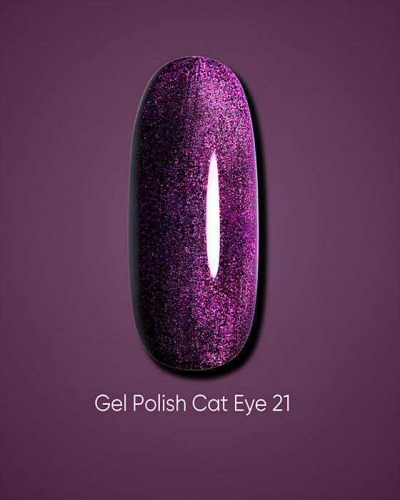 DARK GEL POLISH CAT EYE 21, 6 ML