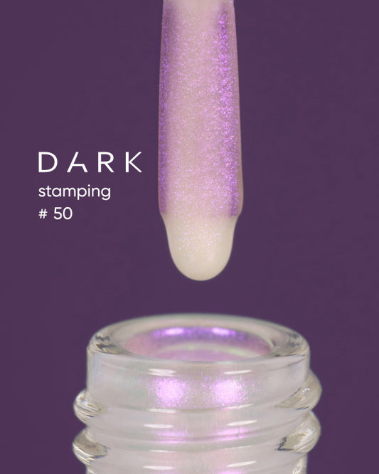 DARK STAMPING POLISH №50 PURPLE CHAMELEON, 10 ML