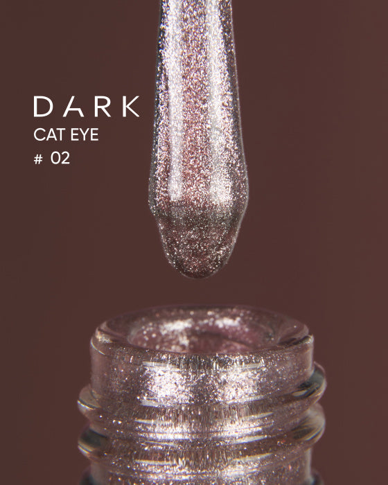 DARK GEL POLISH CAT EYE 02, 10 ML