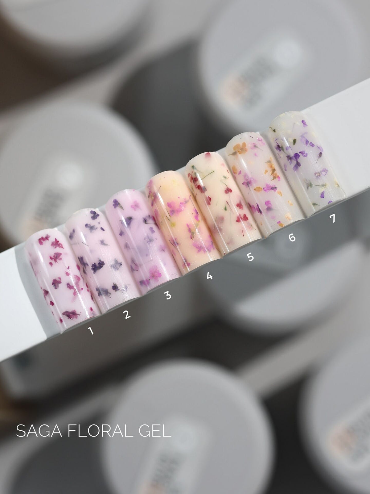 Saga Liquid Floral gel №07, 15 ml