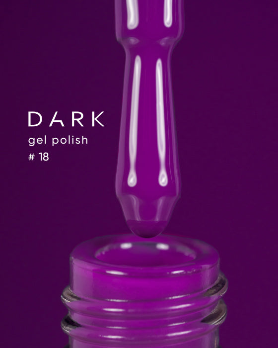 DARK GEL POLISH  18, 10 ML