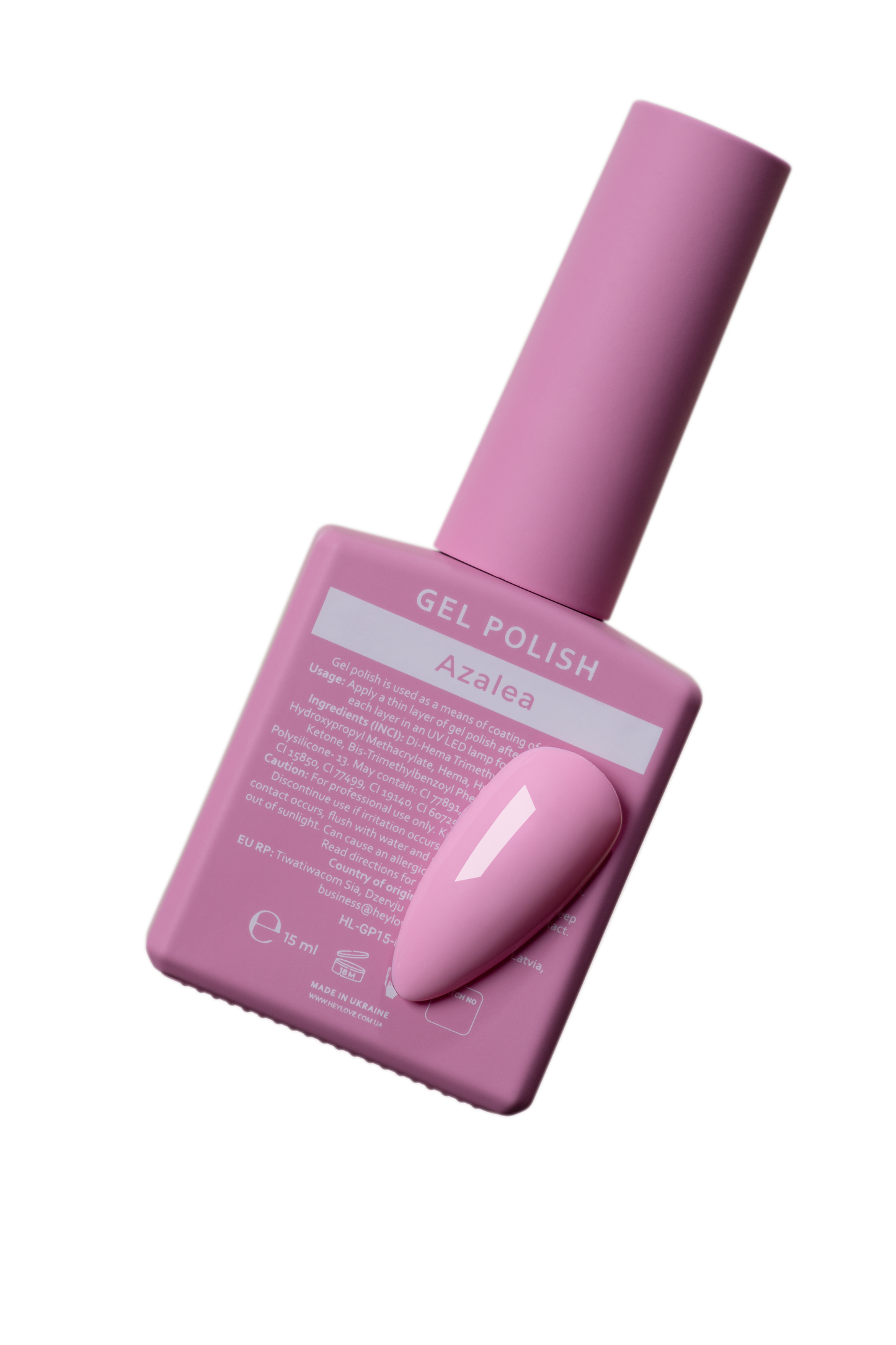 HEYLOVE. GEL POLISH, AZALEA, 15 ML