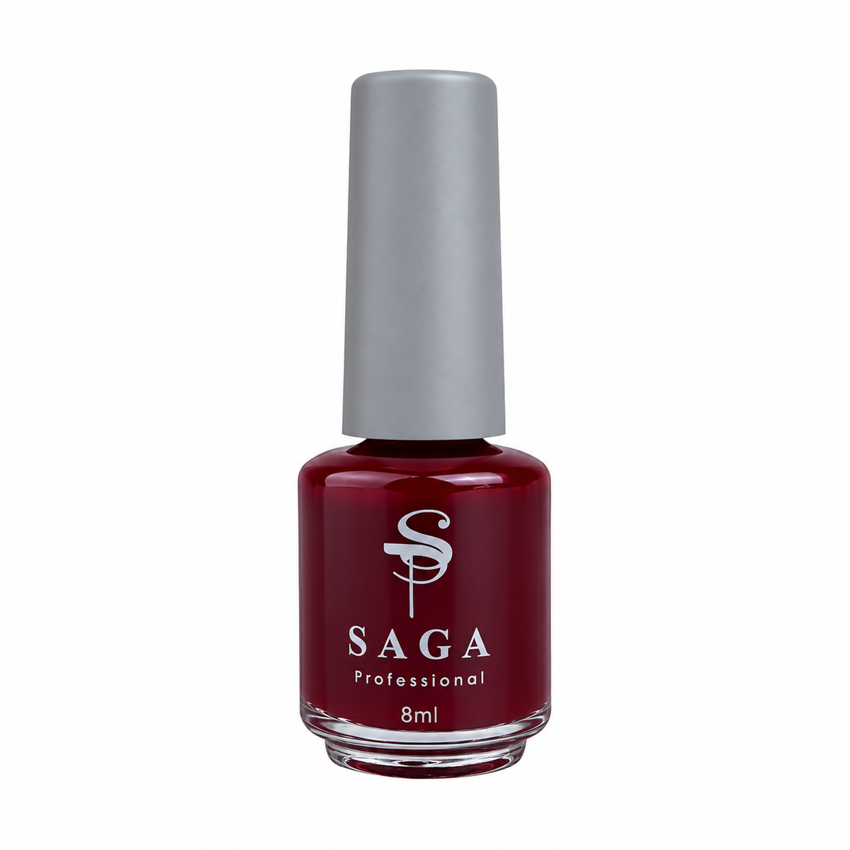 SAGA. Stamping nail polish, 3, Red, 8 ml.