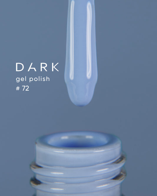 DARK GEL POLISH  72, 10 ML