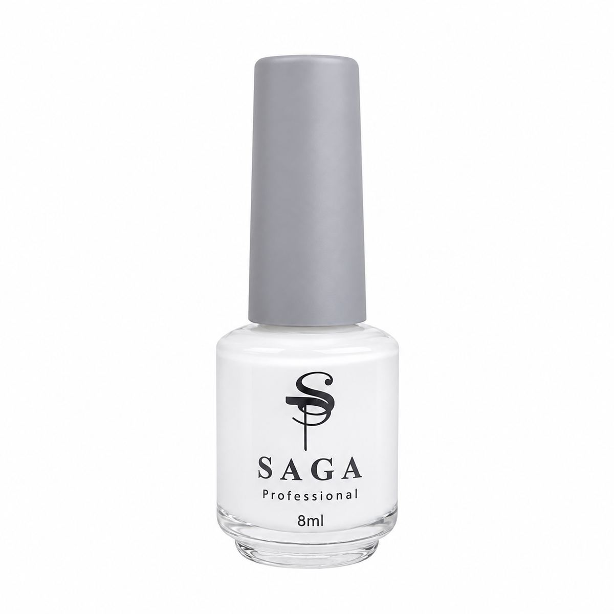 SAGA. Stamping nail polish, 2, White, 8 ml.