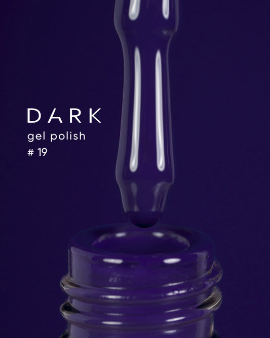 DARK GEL POLISH (NEW COLLECTION) 19,  10ML