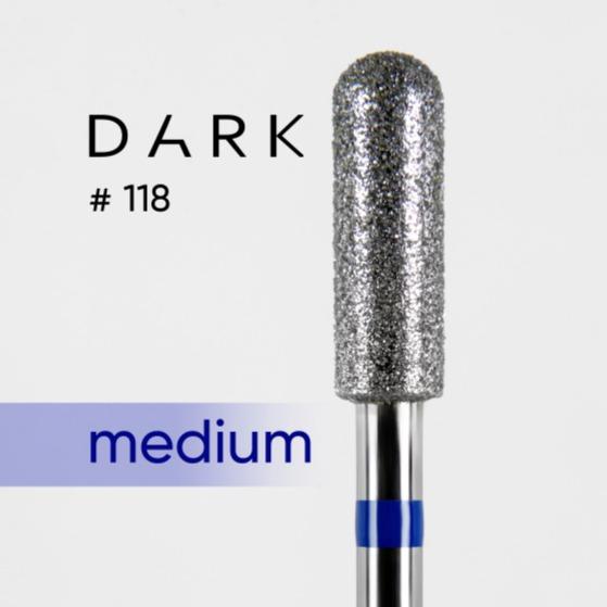 DIAMOND NAIL BIT DARK №118 BLUE ROUNDED DRUM 040