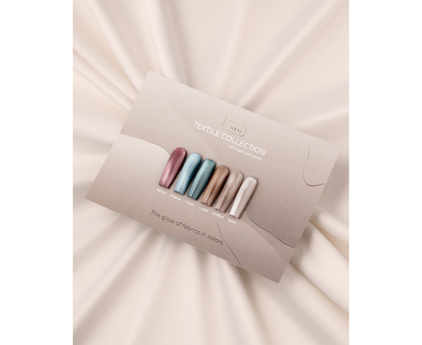 HEYLOVE. CAT'S EYE GEL POLISH, CHIFFON, 15 ML