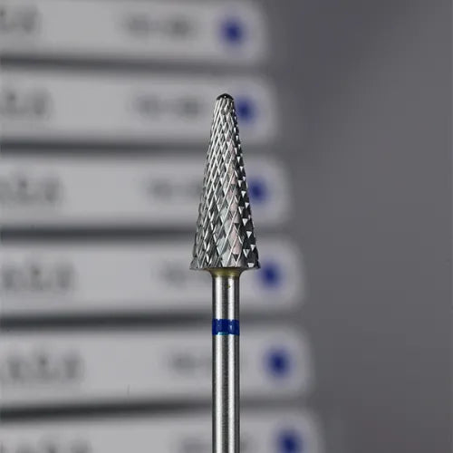 Saga Professional removal nail bits 001 cone blue