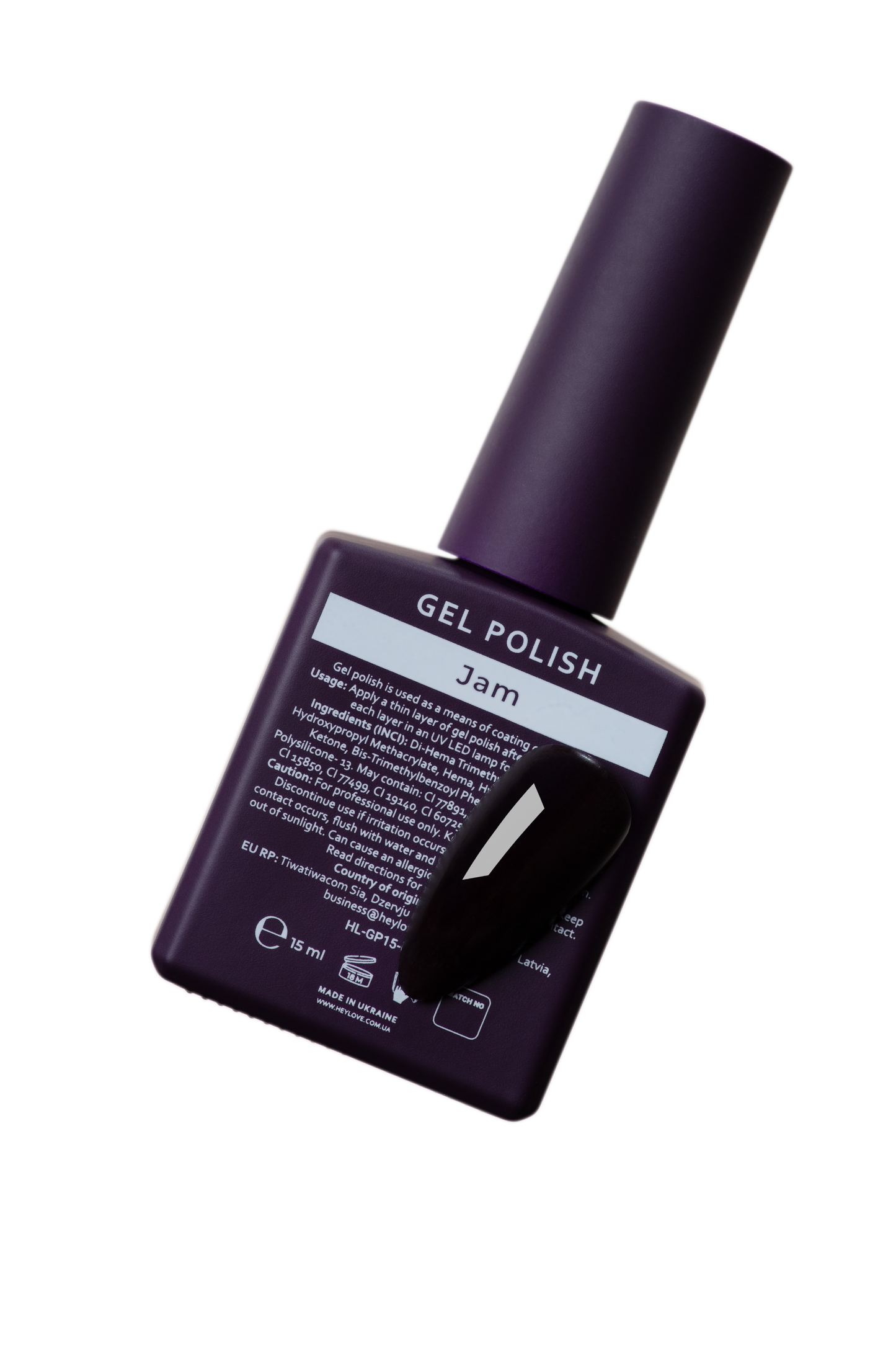HEYLOVE. GEL POLISH, JAM, 15 ML