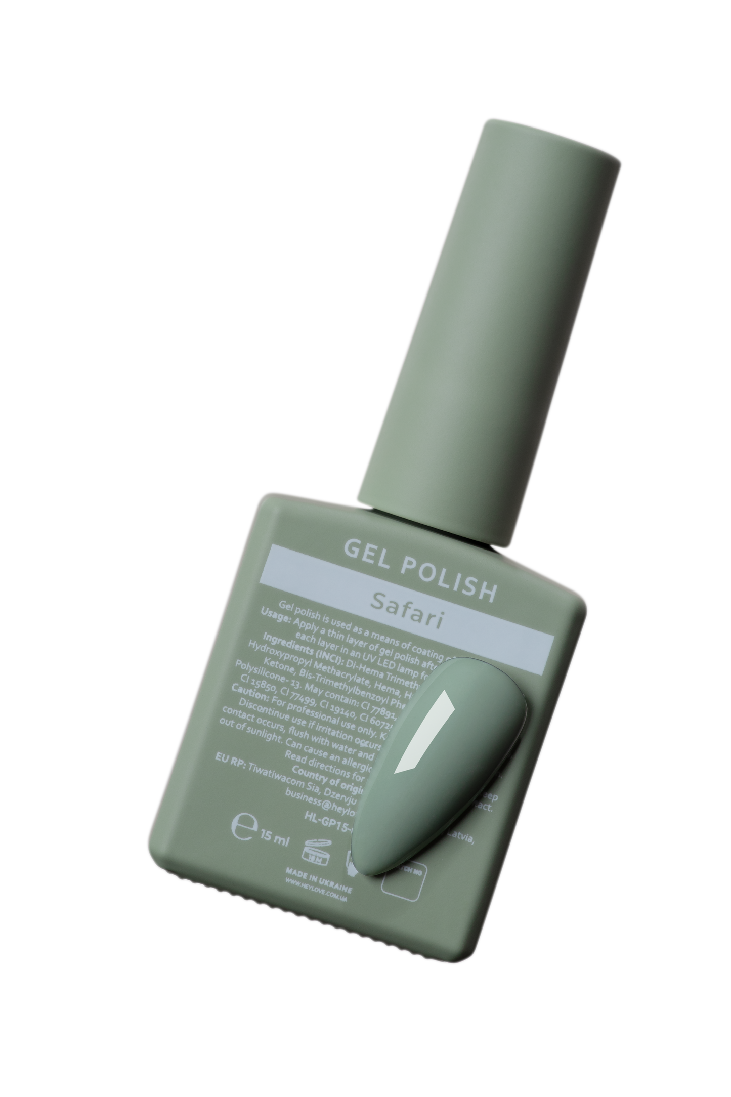 HEYLOVE. GEL POLISH, SAFARI, 15 ML