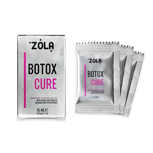 ZOLA Eyebrow and eyelash treatment in sachet BTX Cure 1.5 ml x 10 pcs.