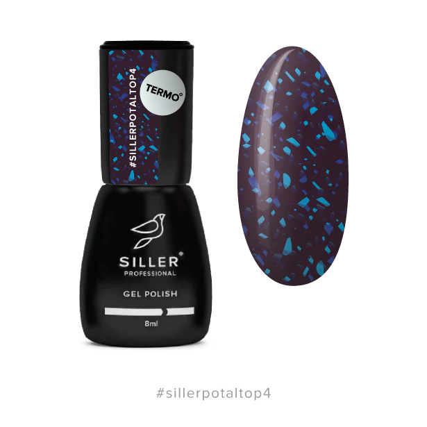 Top Potal No Wipe №4 (termo) 8 ml Siller